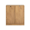 Prévente SoBuy FSB65-N Buffet Meuble de Rangement avec Porte de Grange Coulissante, Commode Multifonction pour Entrée Salon Cuisine – 80x35x90 cm