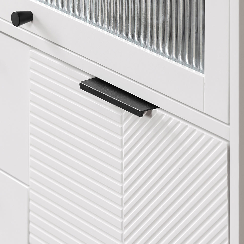 SoBuy FSB94-W Meuble Chaussures, Meuble Entrée, Commode, Armoire de Rangement