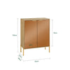SoBuy FSB96-G Meuble d'entrée, Meuble à Chaussures, Buffet avec 2 Portes et 5 compartiments, Commode à Chaussures
