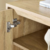 SoBuy FSB96-G Meuble d'entrée, Meuble à Chaussures, Buffet avec 2 Portes et 5 compartiments, Commode à Chaussures