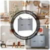 SoBuy FSR100-HG Meuble à Chaussures Ultra-Slim 19cm – Gain de Place pour Entrée Étroite – 100x19x91 cm Gris