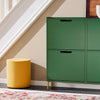 SoBuy FSR100-SY Meuble à Chaussures Ultra-Slim 19cm – Gain de Place pour Entrée Étroite – Vert Sauge