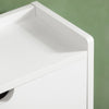 SoBuy FSR100-W Armoire à Chaussures Ultra-Slim 19cm – 4 Abattants, 12-20 Paires, Anti-Basculement, 60kg – Blanc