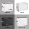 SoBuy FSR16-SCH Banc Armoire à Chaussures 1 abattant avec Coussin Meuble d’entrée Coffre Rangement pour Chaussures, N