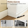 SoBuy FSR215-W Meuble à Chaussures Gain de Place Ultra-Slim 18cm – Entrée Étroite – 76x18x113 cm Blanc