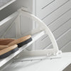 SoBuy FSR62-II-W Banc à Chaussures avec Coussin Rembourré et Rangement pour Entrée Couloir – 97x30x47 cm, Blanc