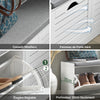 SoBuy FSR62-II-W Banc à Chaussures avec Coussin Rembourré et Rangement pour Entrée Couloir – 97x30x47 cm, Blanc