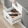 SoBuy FSR66-HG Banc de Rangement avec Coussin Rembourré Commode à Chaussure