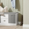 SoBuy FSR66-HG Banc de Rangement avec Coussin Rembourré Commode à Chaussure