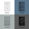 SoBuy FSR78-SCH Armoire à Chaussures 2 Abattants, Rangement 8 Paires pour Entrée Couloir – 54x24x83 cm, Noir