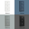 SoBuy FSR94-HG Armoire à Chaussures 3 Abattants, Rangement 12 Paires, Certifié FSC®, Slim 24cm – 53x24x117 cm, Gris