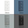 SoBuy FSR94-SCH Armoire à Chaussures 3 Abattants, Rangement 12 Paires pour Entrée Couloir – 53x24x117 cm, Noir