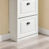 SoBuy FSR94-WG Meuble à Chaussures Gain de Place – Entrée Étroite – 53x24x118 cm Effet Bois Blanc