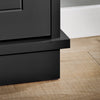 SoBuy FSR99-SCH Meuble à Chaussures Meuble Chaussures Entrée - 2 Abattants Fins Peu Encombrant + Rangement Compact pour 8-10 Paires - pour Couloir Appartement - Noir 76x18x78cm