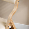 SoBuy FST40-Wx2 Chaises Pliantes Tapissées Lot de 2, Chaise de Réunion en Bois avec Assise Rembourrée, Chaise Bureau Chaise Pliable Portable pour Cuisine, Bureau, Salon, Économie d'Espace Blanc