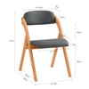 SoBuy FST92-SG Chaise Pliante Rembourrée en Bois – Gris Foncé