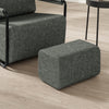 SoBuy FST99-DG Fauteuil Relax en Velours Gris avec Repose-Pieds Indépendant – Salon, Chambre, Bureau – 74×67×78 cm, Gris Foncé