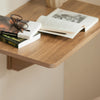 SoBuy FWT03-PF Table Murale Pliante, Table de Cuisine Extensible, Bureau Compact, Design Gain de Place, Idéale pour Petits Espaces, Cuisine, Bureau, Salle à Manger, 60x40cm Vintage