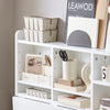 SoBuy FWT07-II-W Bureau Table Murale Rabattable avec Armoire Murale intégrée, Table Cuisine Pliable, Table de Repas