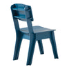 SoBuy HFST01-B Bleu Chaise Design en Bois Confortable Ergonomique Chaise de Salle à Manger avec Dossier Chaise de Bureau en Tenons et Mortaises