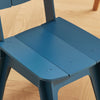 SoBuy HFST01-B Bleu Chaise Design en Bois Confortable Ergonomique Chaise de Salle à Manger avec Dossier Chaise de Bureau en Tenons et Mortaises