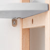 SoBuy HSTR01-H-HG Bibliothèque à 3 Niveaux, Étagère de Rangement, Étagère sur Pied en Bois à 3 Étages, Table d’Entrée, Table Console pour Salon, Bureau, Chambre, 100x33x88cm, Gris