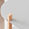 SoBuy HSTR01-H-HG Bibliothèque à 3 Niveaux, Étagère de Rangement, Étagère sur Pied en Bois à 3 Étages, Table d’Entrée, Table Console pour Salon, Bureau, Chambre, 100x33x88cm, Gris
