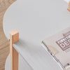 SoBuy HSTR01-HG Étagère de Rangement, Bibliothèque à 2 Niveaux, Table d'appoint en Bois à 2 Étages, Étagère sur Pied, Table Console, Petite Table Basse pour Salon, Bureau, Chambre, 100x33x52cm, Gris