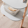 SoBuy HSTR02-K-HG Étagère Échelle, Bibliothèque à 4 Niveaux, Étagère de Rangement, Meuble de Rangement sur Pieds, Bibliothèque Murale, pour Bureau, Salon, Chambre, Cuisine, 44x39x169cm, Gris