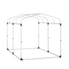 SoBuy KLS11-L-GR Abri de Jardin, Cabane de Jardin Exterieur Imperméable, abri Moto avec des Crochets, Garage pour Vélo et Outils, Abri Vélo, Rangement et Stockage, Vert, 159x219x165 cm