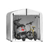 SoBuy KLS11-L Abri de Jardin, Cabane de Jardin Exterieur Imperméable, abri Moto, Garage pour Vélo et Outils, Abri Vélo, Rangement et Stockage, Argent, 159x165x219 cm