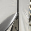 SoBuy KLS11-L Abri de Jardin, Cabane de Jardin Exterieur Imperméable, abri Moto, Garage pour Vélo et Outils, Abri Vélo, Rangement et Stockage, Argent, 159x165x219 cm