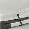 SoBuy KLS11-L Abri de Jardin, Cabane de Jardin Exterieur Imperméable, abri Moto, Garage pour Vélo et Outils, Abri Vélo, Rangement et Stockage, Argent, 159x165x219 cm