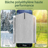 SoBuy KLS11 Abri de Jardin, Cabane de Jardin Exterieur Imperméable, abri Moto, Garage pour Vélo et Outils, Abri Vélo, Rangement et Stockage, Argent, 120x176x163 cm