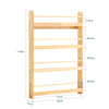 SoBuy KMB08-N Bibliotheque Enfant Étagère Livre Enfant 4 Niveaux Meuble Rangement Jouet Bibliothèque Meuble de Rangement Etagere Chambre Naturel 80x12x118cm
