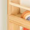 SoBuy KMB08-N Bibliotheque Enfant Étagère Livre Enfant 4 Niveaux Meuble Rangement Jouet Bibliothèque Meuble de Rangement Etagere Chambre Naturel 80x12x118cm