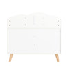 SoBuy KMB100-W Bibliothèque Enfant, Étagère à Livres, Étagère de Rangement pour Livres et Jouets, Meuble Rangement sur Pieds pour Chambre d’Enfant, 5 Compartiments Ouverts, 82 x 35 x 76 cm