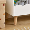 SoBuy KMB100-W Bibliothèque Enfant, Étagère à Livres, Étagère de Rangement pour Livres et Jouets, Meuble Rangement sur Pieds pour Chambre d’Enfant, 5 Compartiments Ouverts, 82 x 35 x 76 cm