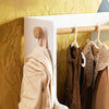 SoBuy KMB109-W Portant à Vêtements Enfant, Penderie pour Enfants, Garde-Robe Enfants, Étagère à Vêtement Enfant