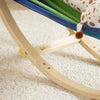 SoBuy KMB16-J Chaise a Bascule, Lit Enfant Bébé, Hamac Enfant, Chaise Longue à Bascule pour Enfant, Rocking-Chair, pour Chambre d'enfant, Patio, Salon, Jardin, 124x36x45 cm