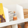 SoBuy KMB19-W Bibliothèque Enfant, Étagère à Livres, Meuble Rangement Enfant, Meuble Rangement Jouets et Livres pour Chambre d'enfant, 5 Compartiments Ouverts, 86 x 36 x 77 cm, Blanc