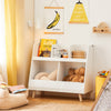 SoBuy KMB19-W Bibliothèque Enfant, Étagère à Livres, Meuble Rangement Enfant, Meuble Rangement Jouets et Livres pour Chambre d'enfant, 5 Compartiments Ouverts, 86 x 36 x 77 cm, Blanc