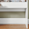 SoBuy KMB71-W Étagère de Rangement Organisateur Jouets et Livres, Bibliothèque avec 2 Paniers et 1 Compartiment à roulettes
