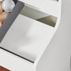 SoBuy KMB71-W Étagère de Rangement Organisateur Jouets et Livres, Bibliothèque avec 2 Paniers et 1 Compartiment à roulettes