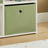 SoBuy KMB79-W Bibliothèque pour Enfant, Étagère de Rangement pour Jouets et Livres, Meuble de Rangement pour Chambre d’Enfants avec 3 Étagères, 4 Compartiments et 2 Boîtes de Rangement, 60x34x80 cm