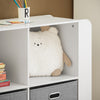 SoBuy KMB85-W Bibliothèque Enfant Étagère de Rangement Jouets pour Enfants Étagère à Livres pour Garçon, Fille, pour Chambre d'enfant et Salle de Jeux, Rangement Latéral, Blanc, 100 x 35 x 80 cm