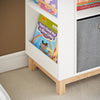 SoBuy KMB85-W Bibliothèque Enfant Étagère de Rangement Jouets pour Enfants Étagère à Livres pour Garçon, Fille, pour Chambre d'enfant et Salle de Jeux, Rangement Latéral, Blanc, 100 x 35 x 80 cm