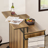 SoBuy KNL02-PF Ilot Central Placard de Cuisine Buffet de Rangement Armoire de Cuisine Multi-rangements avec 2 Portes, 3 Tiroirs, 1 Porte-Serviettes et 1 étagère supplémentaire 113x69x106 cm