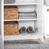 SoBuy KSB01-W Armoire Faible Profondeur 30 cm – Dressing Gain de Place, Penderie Intégrée, Blanc