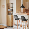 Prévente SoBuy NSR13-N Meuble 20 cm Entre Frigo et Mur – Rangement Gain de Place, Style Naturel
